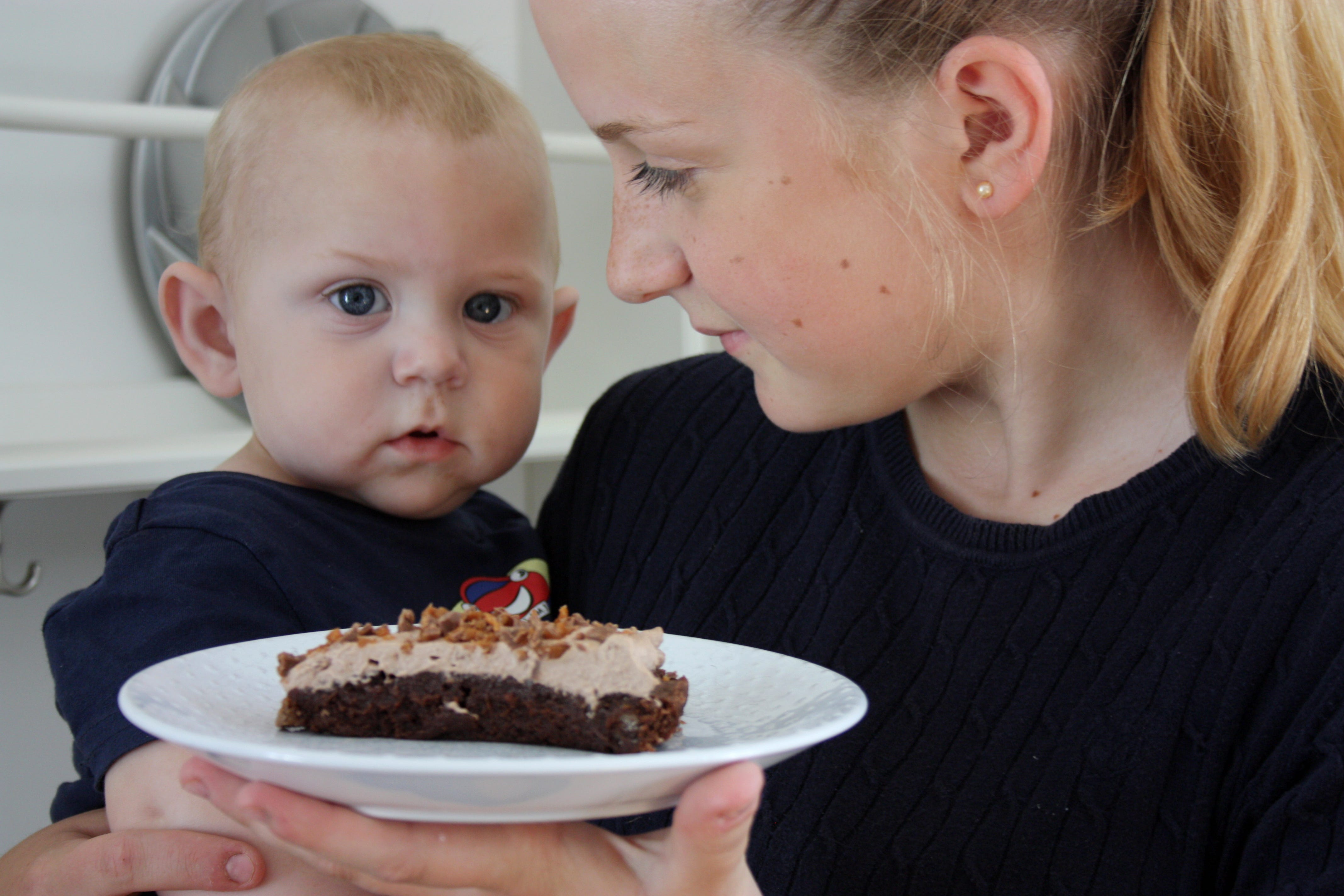 Kladdkaka med daimgrädde | Madame Edith | Allt om Mat