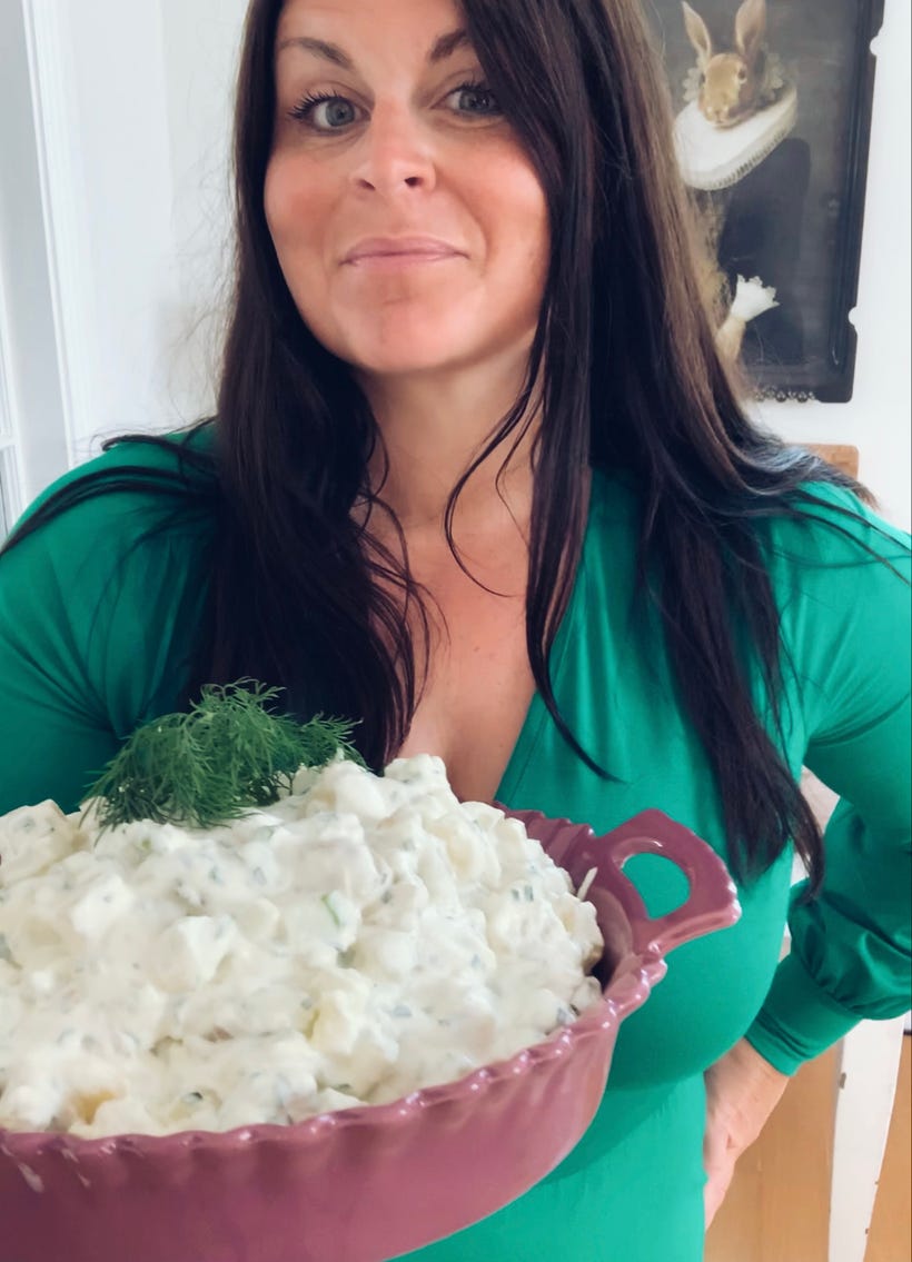 recept potatissallader
