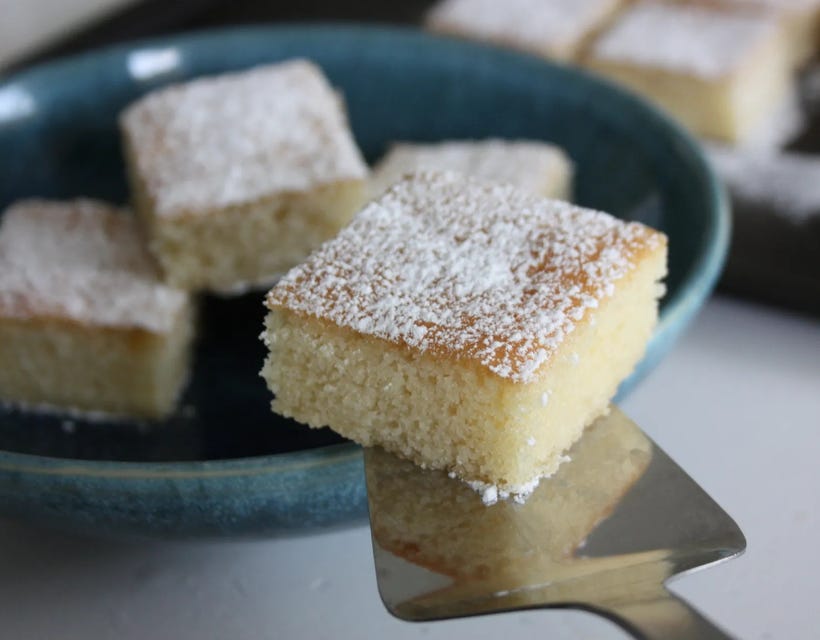 Sockerkaka i rutor | Madame Edith | Allt om Mat