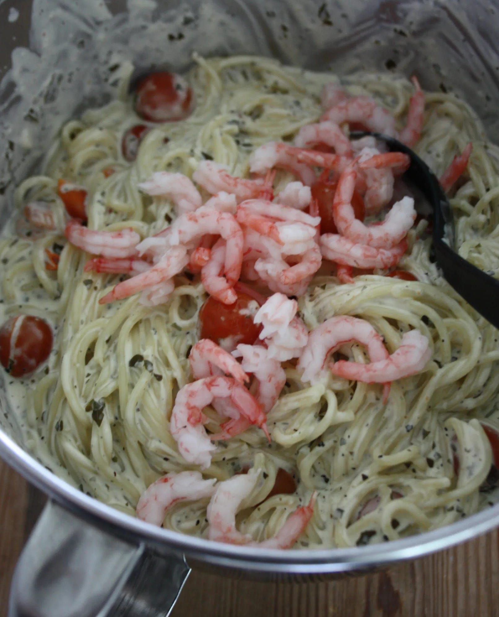 Pasta med räkor | Madame Edith | Allt om Mat