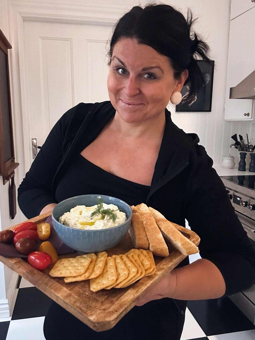 Vispad fetaost – Snabb och god rö... | Madame Edith | Allt om Mat